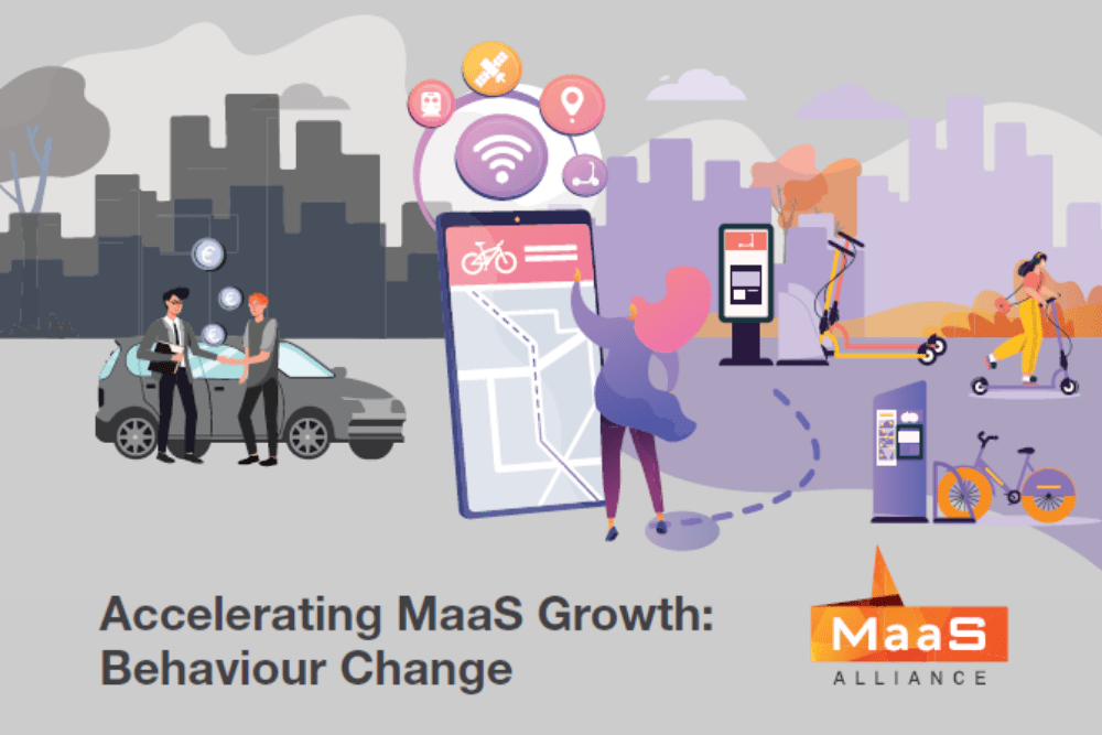 MaaS Alliance publishes a second report on Accelerating MaaS Growth: Behaviour Change
